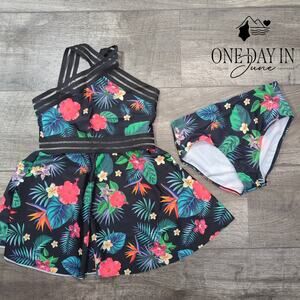 Charmo Skirted Tankini Swimsuit Size 10T